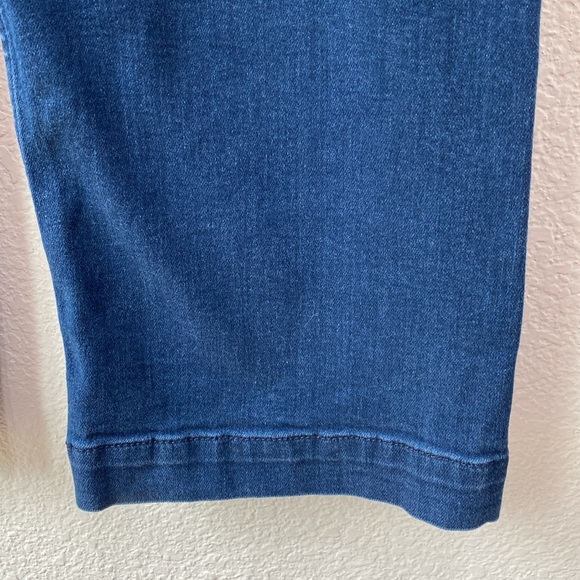 Pilcro Anthropologie Women's The Skipper Blue Wide Leg Cotton Blend Jeans 27 - Picture 3 of 10